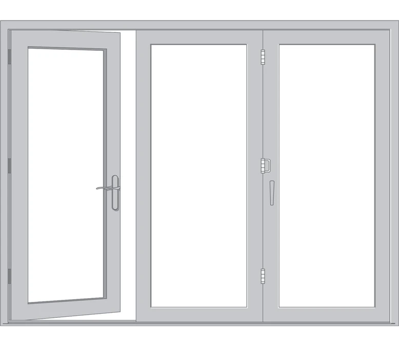 Seattle Pella Architect Reserve Series Contemporary Bifold Patio Door